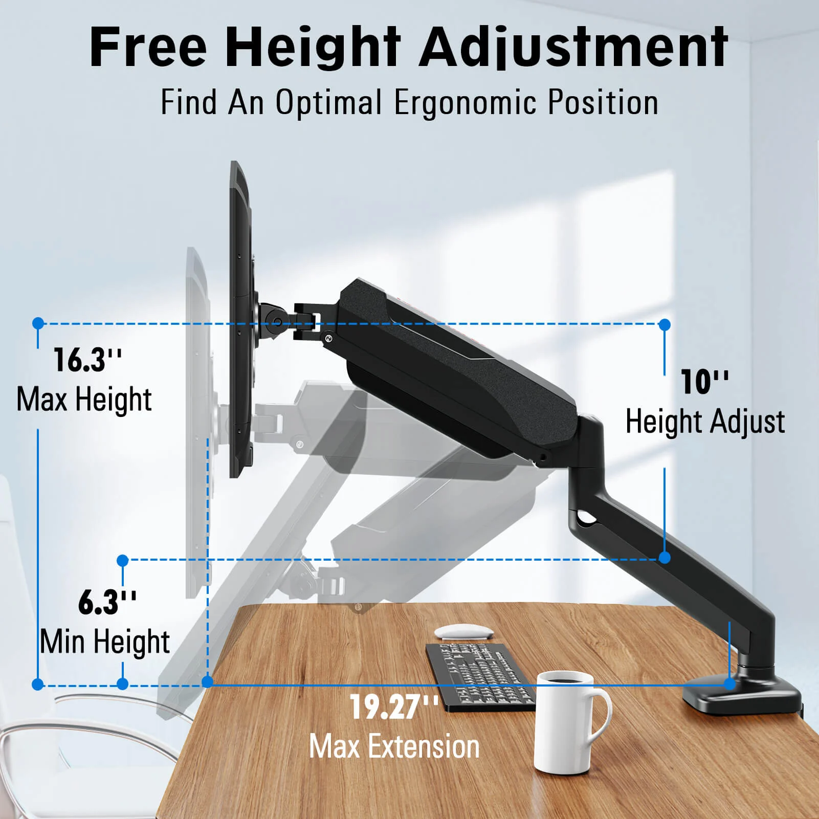 (Open-box) GMK914/GMK915 Monitor Mount Stand - Image 4