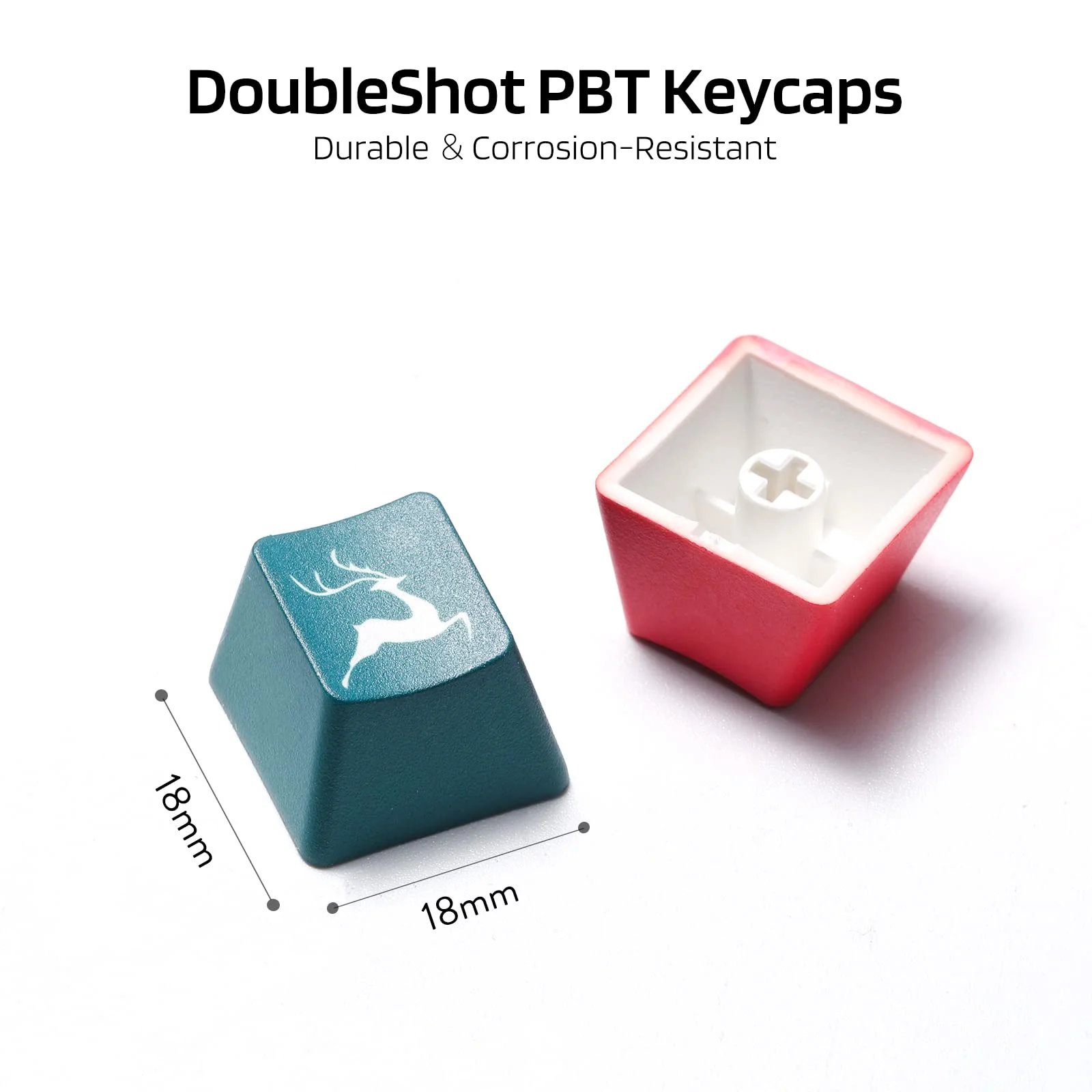 (Only Keycaps) Redragon X LTC PBT 108 Keycaps Set, Thick PBT Keycaps for Mechanical Keyboard (Christmas Limited Edition) - Image 5