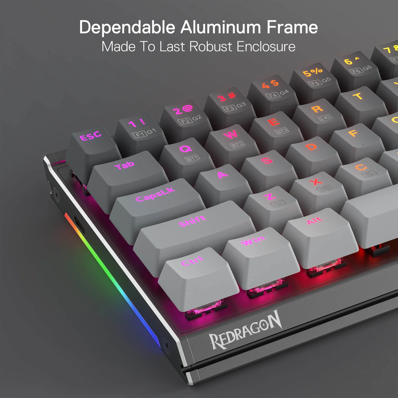 SHACO K641 PRO Wireless Aluminum Keyboard - Image 13