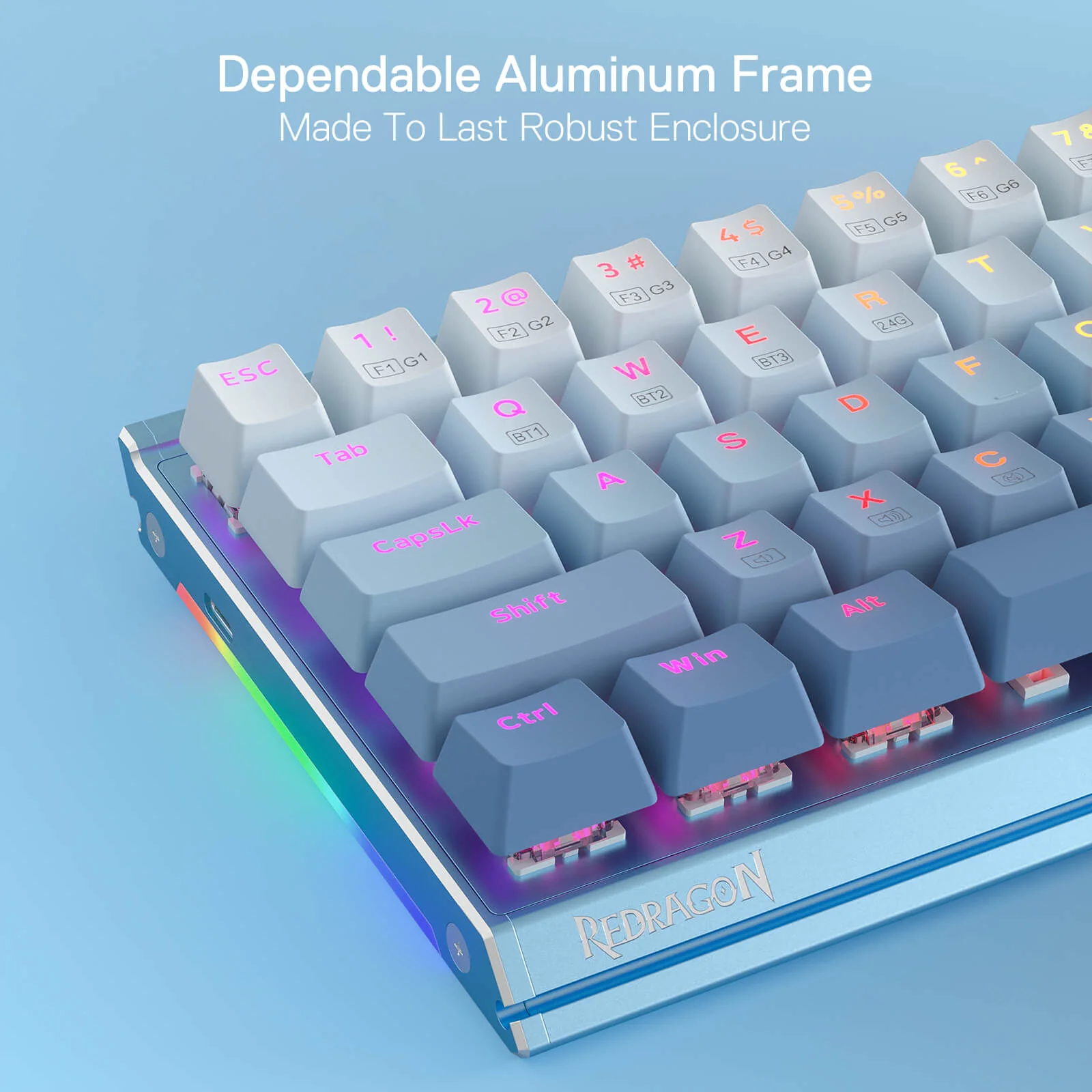 SHACO K641 PRO Wireless Aluminum Keyboard - Image 18
